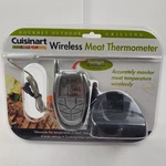 Cuisinart Wireless Meat Thermometer Bbq Grill Probe Timer Receiver W/flashlight. Fixed Price $17.56.