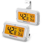 Thermopro Refrigerator Thermometer With Large Backlit Lcd Display Waterproof Fre. Fixed Price $17.79.