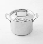 Cuisinart Chef's Classic Stainless-steel Pasta Pot With Straining Cover, 6-qt. Fixed Price $60.99.