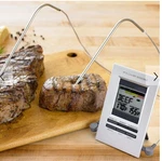 Williams Sonoma Dual Probe Digital Roasting Grilling Meat Thermometer W/instruct. Fixed Price $15.00.