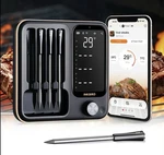 Inkbird Wireless Bbq Thermometer 4 Probes Int-14-bw Wifi Bluetooth Meat. Fixed Price $115.00.