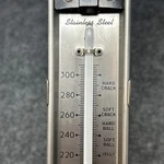 Vintage Taylor Stainless Steel Candy Thermometer Usa Made Deep Fry Baking 4496. Fixed Price $14.00.