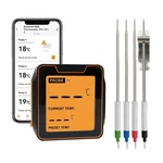 Digital Meat Thermometer With 4 Probes, 328ft Wireless Bbq Food Thermometer,. Fixed Price $18.99.