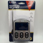 Taylor Programmable Wired Stainless Steel Probe Digital Food Thermometer New. Fixed Price $15.97.