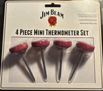 Jim Beam Poultry And Steak 4 Piece Mini Thermometer - Great Deal. Fixed Price $12.99.