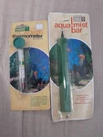 Penn-plax Therma-temp Floating Aquarium Thermometer Clear And 6" Aquamist Bar. Fixed Price $19.99.