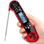 Digital Instant Read Meat Thermometer With Magnetic Backlit Display, 180 Auto-r. Fixed Price $13.99.