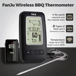 Digital Meat Bbq Grill Cooking Thermometer With Wireless Remote And Probe Sensor. Fixed Price $12.99.