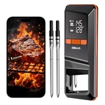 Digital Bbq Thermometer, Bluetooth Wireless Meat Thermometer For Grilling And Sm. Fixed Price $63.99.