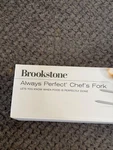 Brookstone Always Perfect Chef's Fork Digital Meat Thermometer New In Open Box. Fixed Price $31.00.