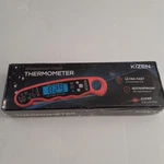 Kizen Digital Waterproof Instant Read Meat Thermometer - Red. Fixed Price $14.62.