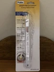 Polder 510 Glass Deep Fry/candy Thermometer With Pan Clip, 8.25" Long. Fixed Price $12.95.