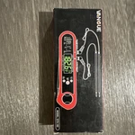 Vangue Digital Meat Grill Thermometer Instant Read Food 2 Detachable Probes Red. Fixed Price $9.99.