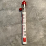 Goodcook Candy & Deep Fry Thermometer Red Clip Syrup Sugar Oil Temp Gauge Baking. Fixed Price $12.95.