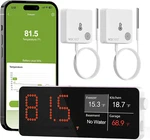 Wifi Freezer Thermometer Alarm With Digital Monitor Hub, App And Email Alerts, 2. Fixed Price $94.99.