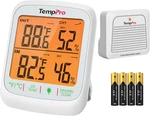 Temppro Tp260b Wireless Indoor Outdoor Thermometer With Remote Sensor. Fixed Price $44.97.