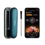 Inkbird Grill Meat Thermometer Wireless Probe Rechargeable Box Outdoor Cooking. Fixed Price $31.99.