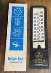 Vintage W/box Plastic Tempo-king Vernon Thermometer Broken Bow, Ne Insurance Nos. Fixed Price $17.97.