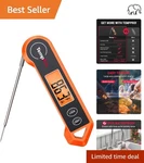 Accurate Cooking Thermometer With Large Backlit Display & Calibration Feature. Fixed Price $22.99.