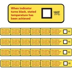 Copkim 72 Count Dishwasher Temperature Test Strips 160 /71 Bulk Heat Yellow. Fixed Price $65.48.