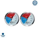 2-pack Bbq Thermometer For Oklahoma Joe's & Charcoal Grills - Large Dial, Hig.... Fixed Price $53.67.