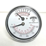 Winters Ttd401 Steel Dual Scale Thermometer With 2.5" Dial 0-75 Psi 70-320 F. Fixed Price $24.99.