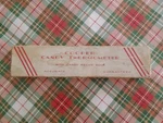 Vintage Cooper Candy Thermometer With Recipe Book In Original Box. Fixed Price $25.00.