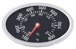 Gassaf Lid Thermometer Temperature Gauge Replacement 1 Pack, 3" Black Oval. Fixed Price $14.41.