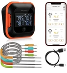 Inkbird Wifi Meat Smart Food Thermometer Ibt-24s Rechargeable. Fixed Price $34.99.