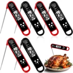 Xuhal 6 Pieces Digital Food Thermometer For Grill Cooking Instant Read Meat T.... Fixed Price $58.32.