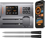Dual Probes Meat Thermometer, Smart Digital Magnetic Standalone Base, Bluetooth. Fixed Price $100.99.