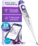 Digital Basal Body Thermometer, 1/100th Degree High Precision, Quick 60-sec Read. Fixed Price $16.87.