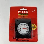 Pyrex Accessories Refrigerator Freezer Thermometer #16417 Square Black Vintage. Fixed Price $17.09.