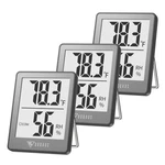 Doqaus Indoor Thermometer 3 Packs , Mini Digital Hygrometer Room Thermometer.... Fixed Price $24.32.