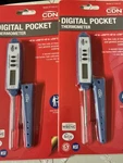 2 - Cdn Dtt450-b Proaccurate Waterproof High Heat Thin Tip Thermometer. Fixed Price $26.99.