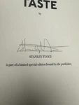 Stanley Tucci Signed Book Taste Through Food Hcb Hunger Games Actor Auto Tpg. Fixed Price $54.99.