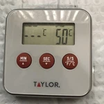 Taylor Stainless Programmable Presets Steel Digital Wired Probe Thermometer 1574. Fixed Price $9.00.