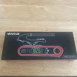 Vangue Digital Meat Grill Thermometer Instant Read Food 2 Detachable Probes Red. Fixed Price $9.29.