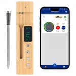 Hot/ Wireless Meat Thermometer,500 Ft Range Bluetooth Thermometer. Fixed Price $50.29.