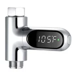 Water-powered Shower Thermometer: 5 85 C, 0.5 Lcd Display. Fixed Price $35.99.