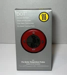 New Thermoworks Dot Tx-1200-bl Red Alarm Thermometer Pro-series Probe Bbq Grill. Fixed Price $47.95.