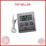 Iapsales Easy To Read: Refrigerator Freezer Thermometer Alarm, High & Low Temper. Fixed Price $15.28.