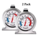 2pcs Refrigerator Freezer Thermometer Stainless Steel Large Dial New. Fixed Price $13.99.