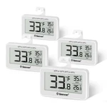 Geevon 4 Pack Refrigerator Thermometer Digital Fridge Ip65 Waterproo. Fixed Price $95.59.