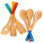 Berghoff Bamboo 6pc Utensil Set, Slotted & 6pc-multicolors, Bamboo/multi. Fixed Price $26.11.