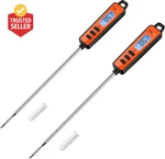 Tp01a (2 Pack) Digital Meat Thermometer For Cooking Liquid Deep Frying Oil Candy. Fixed Price $25.68.
