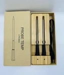 Upmsx Smart Wireless Meat Thermometer With 2 Probes 165ft Range. Fixed Price $45.00.