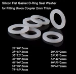 Silicon Flat Gasket O-ring Seal Washer For Fitting Union Coupler 2mm Thick. Fixed Price $6.01.