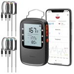 Govee Bluetooth Smart Digital Meat Thermometer With 6-probes For Smoker Oven New. Fixed Price $37.00.