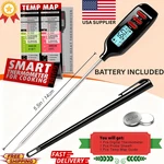 Food Meat Thermometer Digital Instant Read Bbq Grill Cooking Long Probe Kitchen. Fixed Price $8.99.